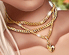 Cherry Necklace Gold