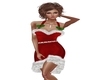 Red holly Xmas dress