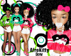 LilMiss AfroKitty Bow P