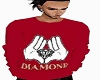DIAMOND Sweater Red GQ