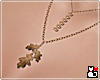 *Necklace Copper Leaf