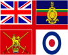 British UK Military Flag