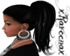 black ponytail hair