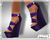 !Wedge Sandals Purple