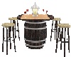 {BA69} Barrel tabl/stool