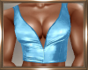 Blue Leather Top