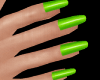 unhas nails verde limao