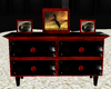 blackredleather dresser