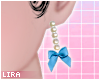 Baby Blue Bow Earrings