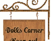 Dolls Corner Sign