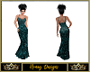 Starlit Teal Gown