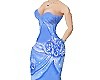 Blue Elegant Party Dress