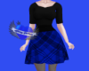 Plaid You're Mine Bl/Bk