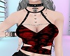 Halter +  Chain RedSkull