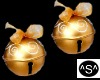 ^S^ Gold Bell Earrings