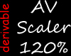 *Mus* AV Scaler 120% M/F