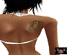 Tattoo woman back/sx