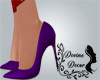 purple dress heel