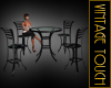 VT Black Cafe Table Set