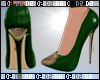 Stylish Green heel
