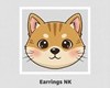 NK" LoveDog Earrings