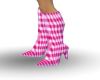 (STL)Pink Checker Boots
