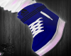 Custom Blue Sneakers