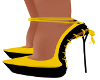 Sassy Heels-Blk/Yellow
