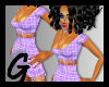 *G* Purple Plaid Dress