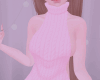 V! Sexy Knit Dress Pinku