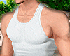 White Muscle Tank