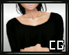 (CG) Short Sweater Black