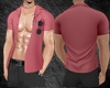 Open Shirt Red