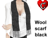 Scarf Wool black