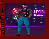 Green muscle pants W