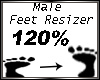 Feet resizer 120% M