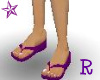 [RS] Purple Flip Flops!