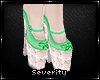 *S Lolita Shoes Green