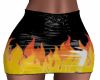 mini skirt flames RL