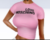 Love M cropped t-shirt