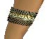 R Black & Gold Armband