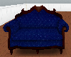 antique sofa blue