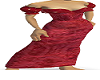 SONI Red Velvet Gown
