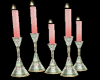 Pink Victorian Candles