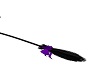 Flying broom purple