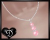 {D} Pink Pearls Necklace