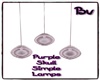 Bv Purple Simple Lamps