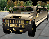 Gold Hummer car