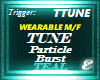 PARTICLE BURST,TUNE,TEAL