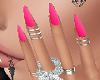 ○ Pink Long Nails